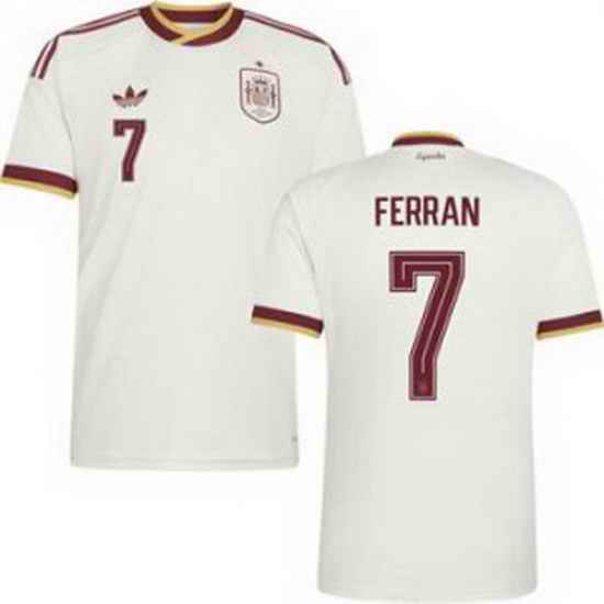 Youth 7 Spain Ferran Torres World Cup 2026 Away Replica Jersey   2